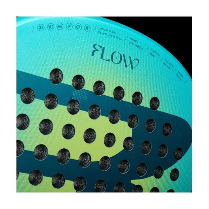 Detalhe do núcleo Multieva na Bullpadel Flow W 25 para controle e potência otimizados