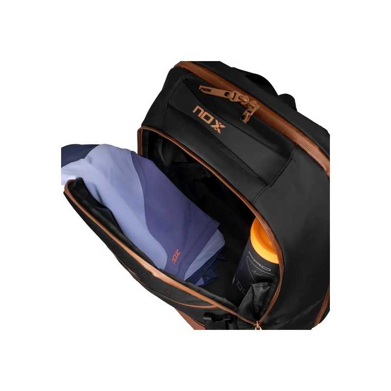 Mochila Nox Luxury Open Series Preto/Marrom