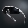 Shelter Pro White Black Glasses
