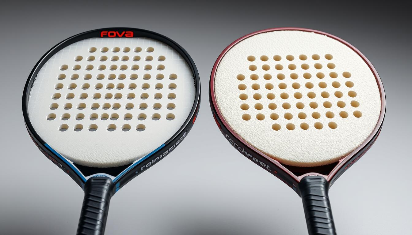 diferencia EVA y FOAM palas pádel