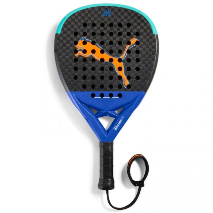 Pala de Pádel Puma Nova Elite Hybrid Negro Azul Turquesa