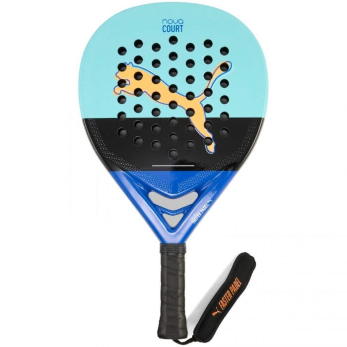Pala de Pádel Puma Nova Court Turquesa Negro Azul