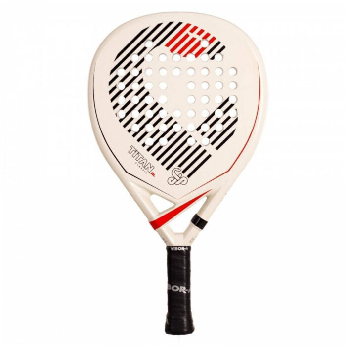 Pala de Pádel Vibora Titan Classic Blanco Junior 2025