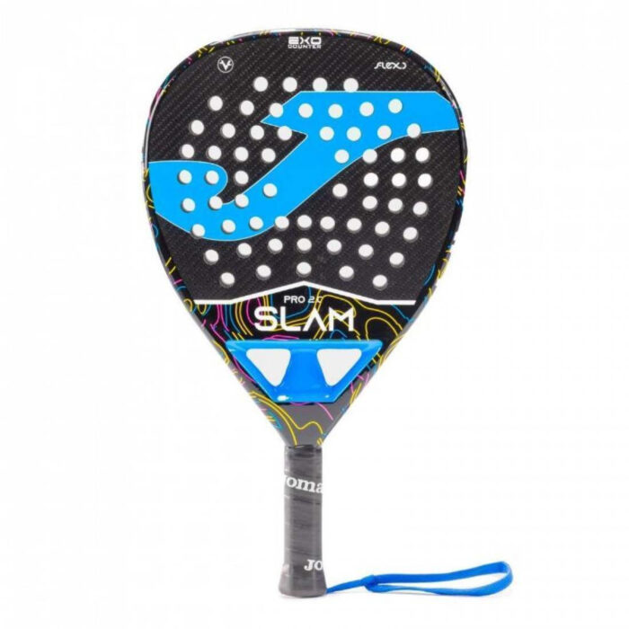 Pala de Pádel Joma Slam Pro 2.0 Negro Turquesa