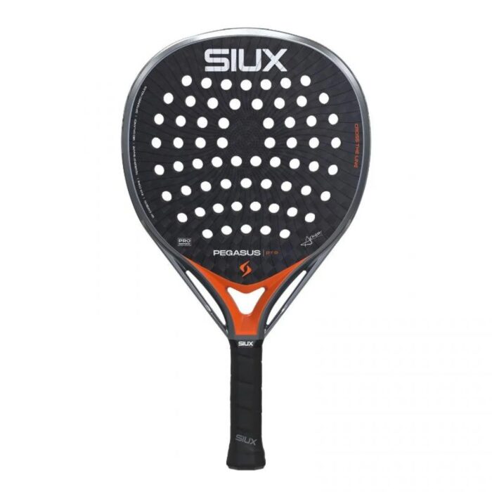 Pala de Pádel Siux Alex Chozas Pegasus Pro 2026 Gris Naranja