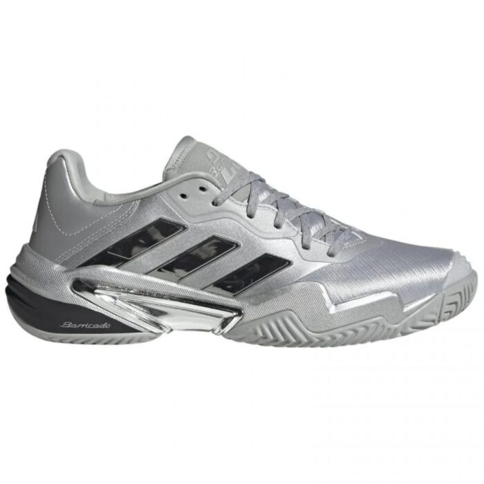 Zapatillas Adidas Barricade 13 Plata Negro