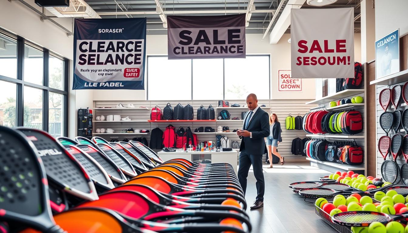 liquidación stock pádel