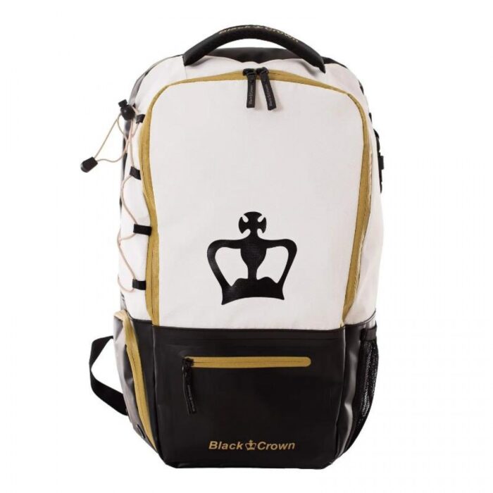 Mochila Black Crown Raptor V2 Blanco Dorado